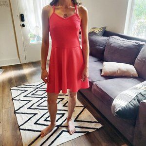 SALLY MILLER - TEXTURED NEON DRESS, CORAL Size L